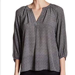 Joie split neck blouse